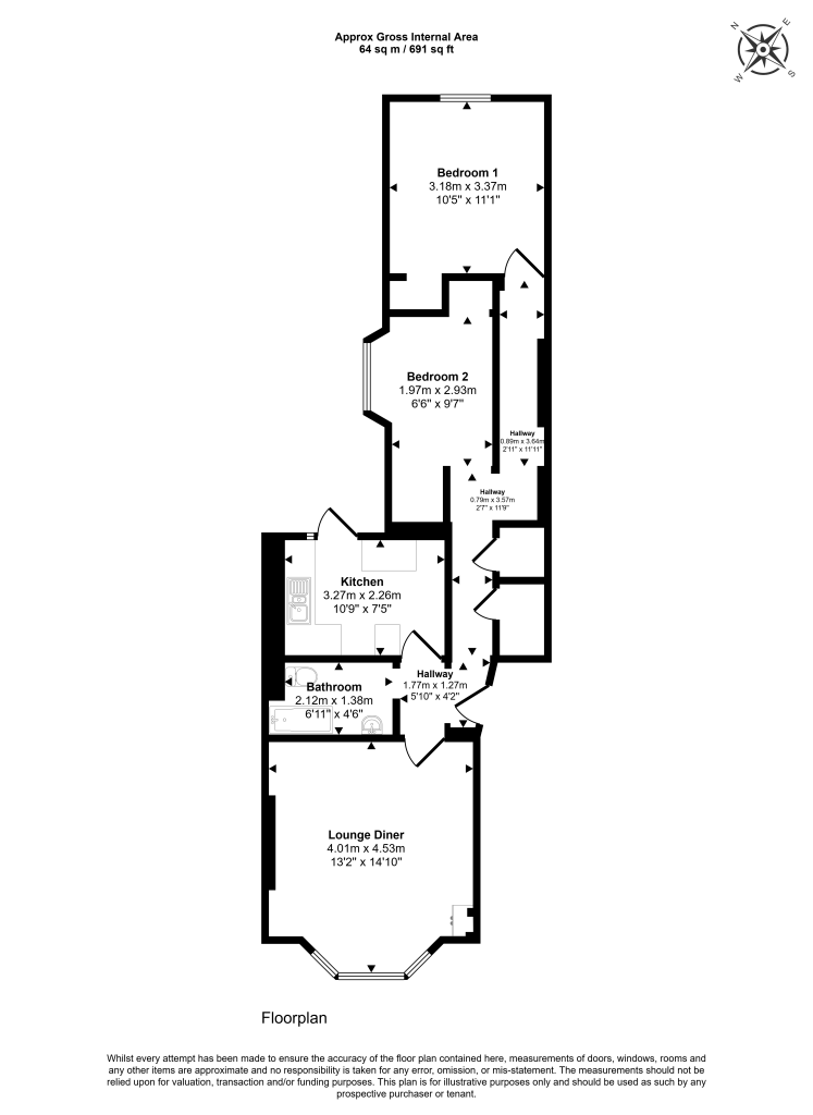 151a Ashmore Road, Queens Park, London W9 3DA