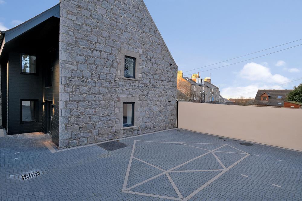 Rear of property