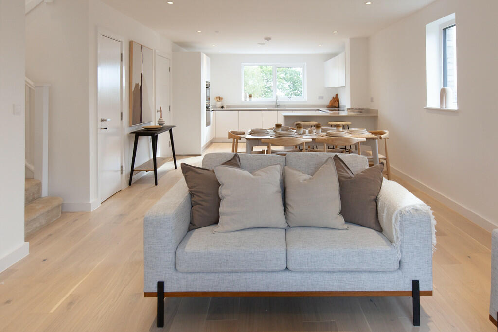 Open plan kitchen...