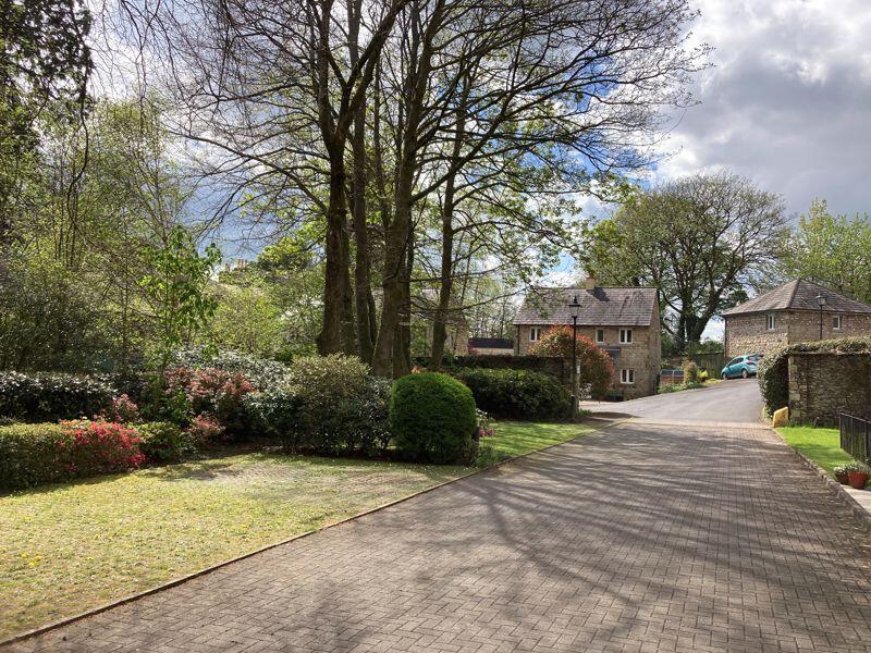 Driveway and communal gardens