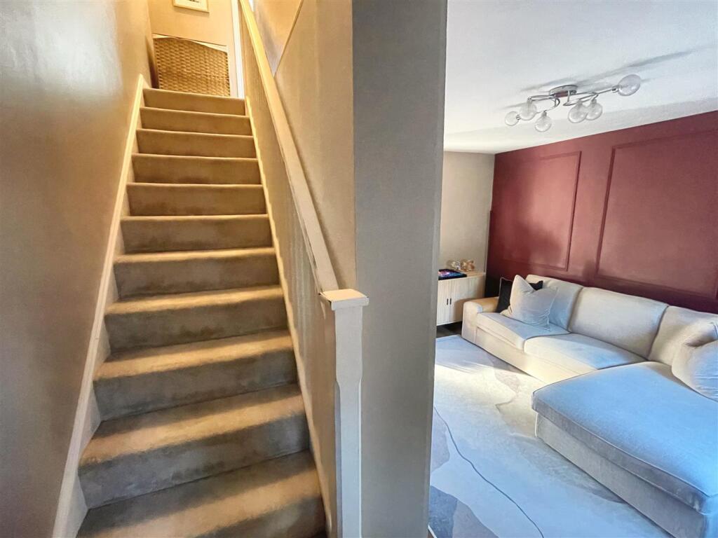 Stairs to first floor landing