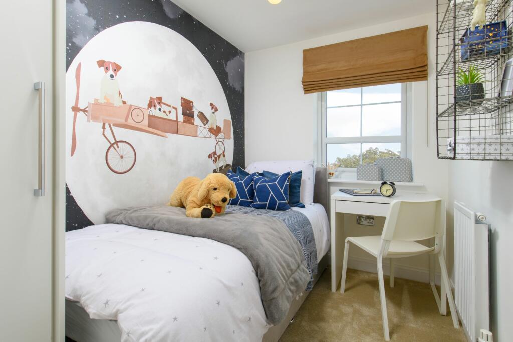 Internal image of the Woodcote 3 storey single bedroom