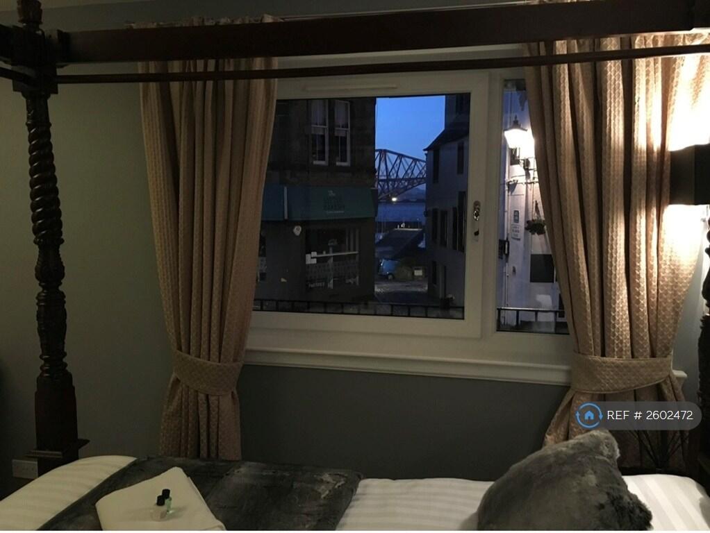 Bedroom With View To Rail Bridge