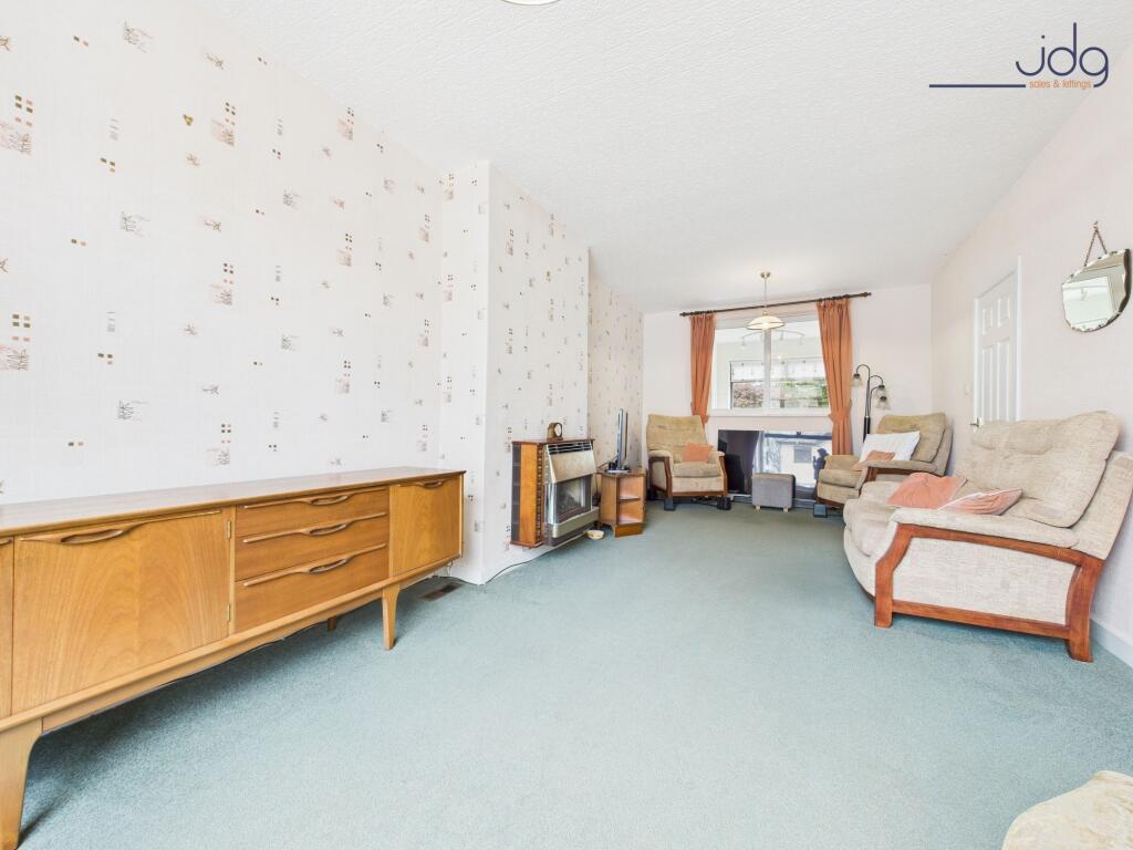 Open plan living dining room