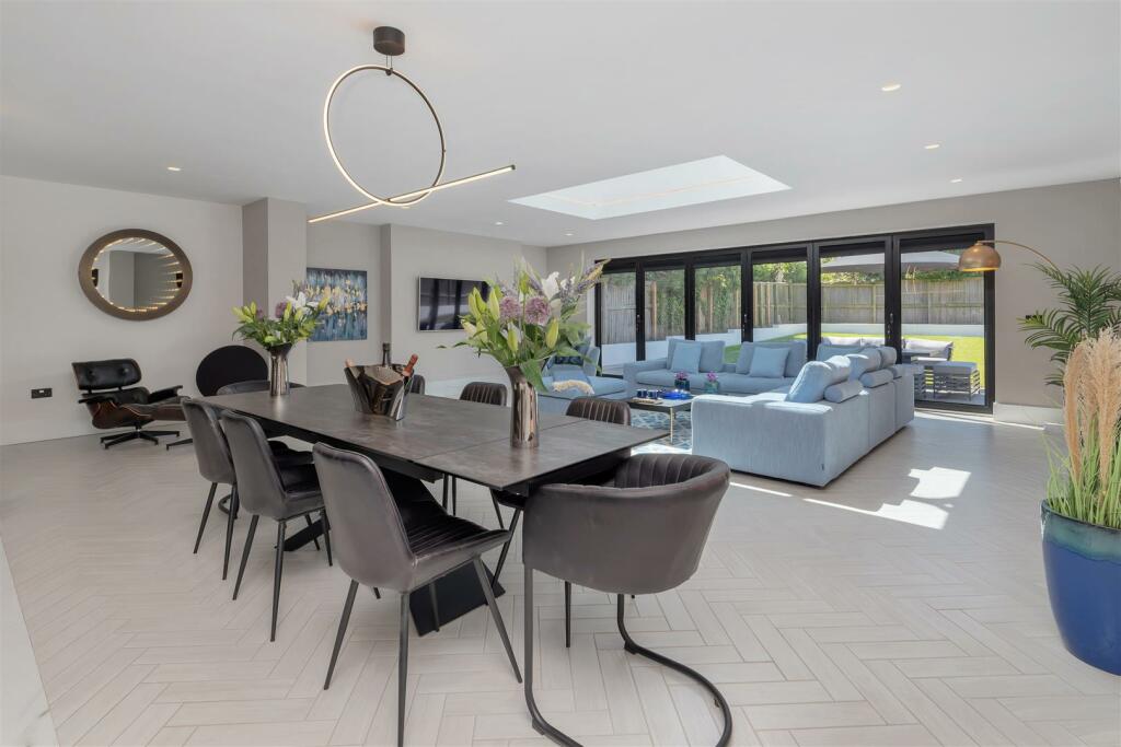 Family Living Room and Dining Kitchen