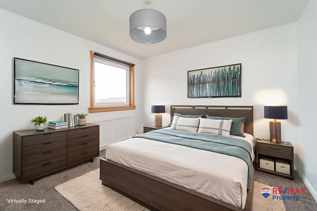 Virtually Staged Bedroom Two