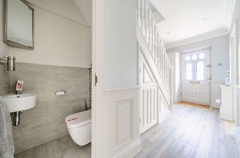 Hallway and cloakroom