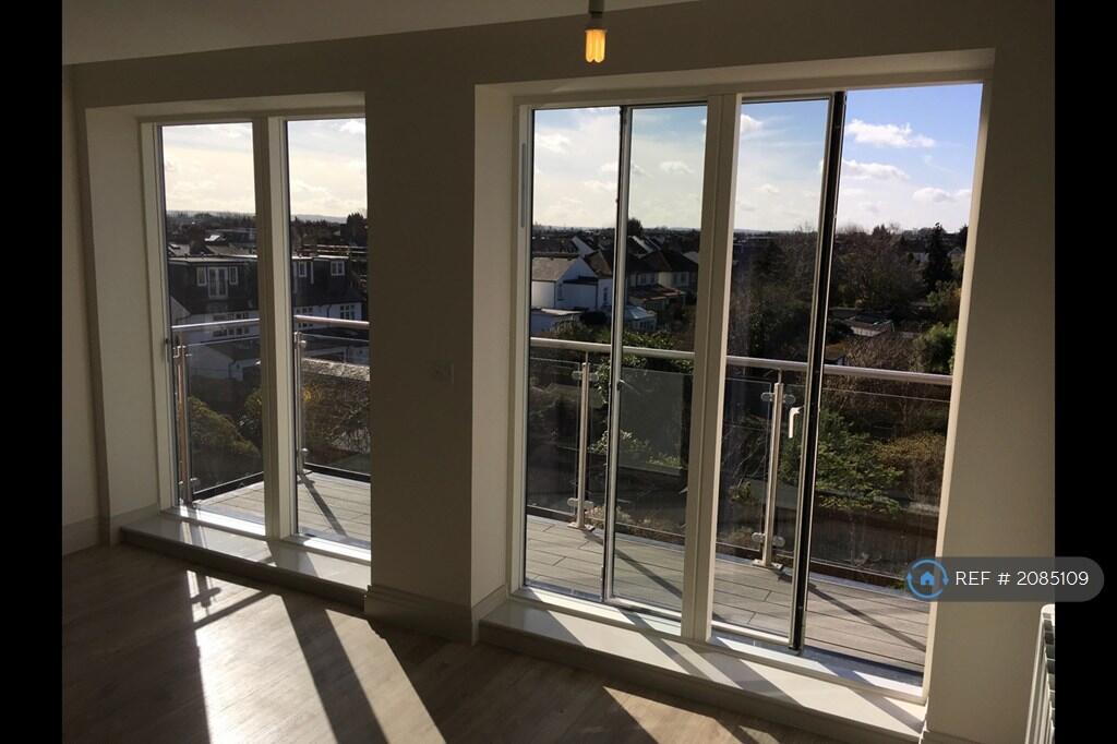 Living Room Doors To Balcony And View Over Gardens