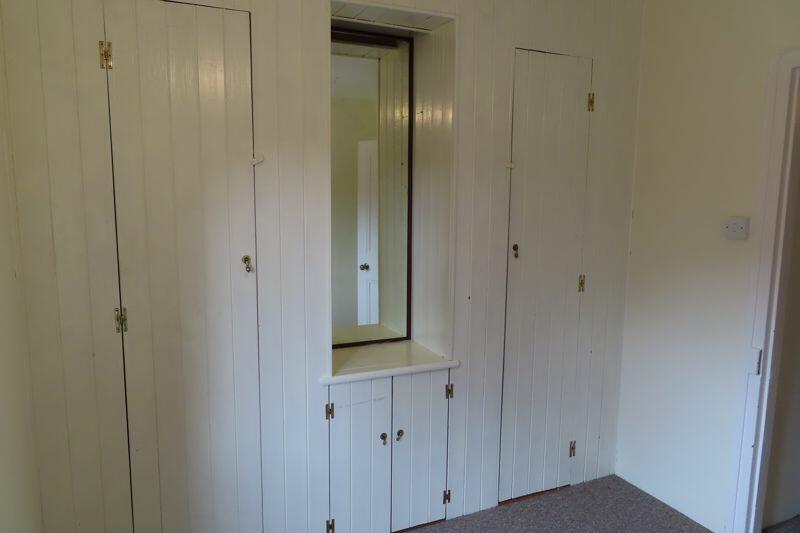 Wardrobes in bedroom