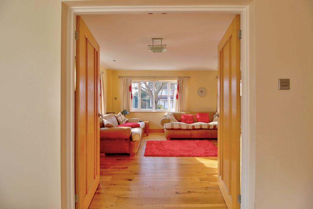 Double doors to the living room