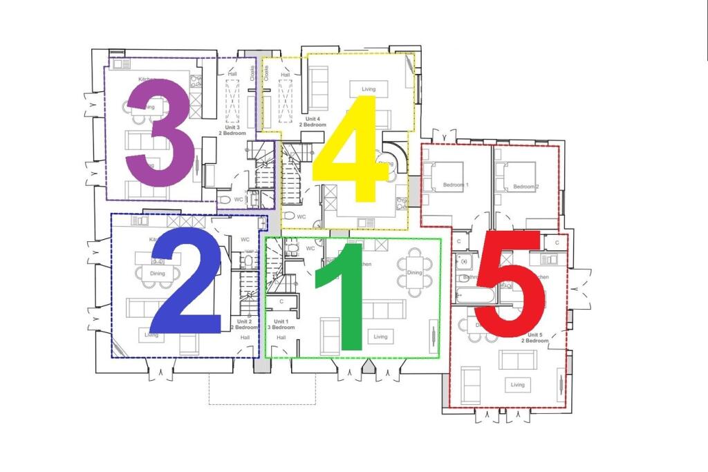 Proposed Ground Floor (exploded view)