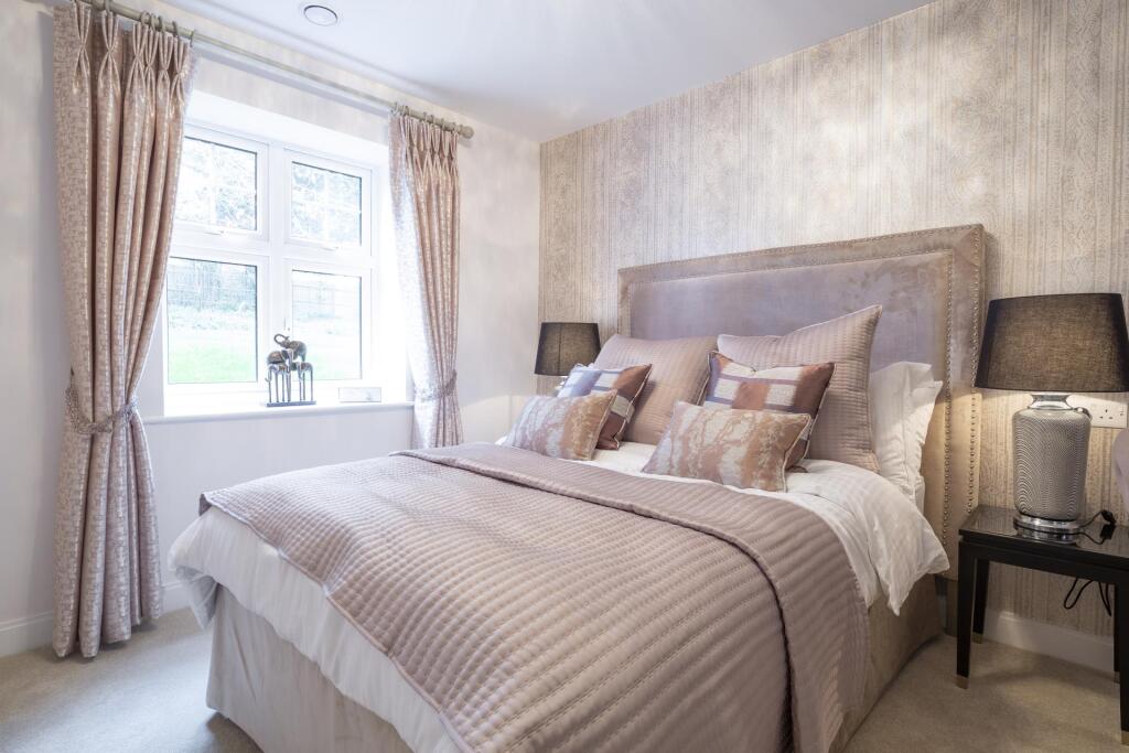 Show home master bedroom  