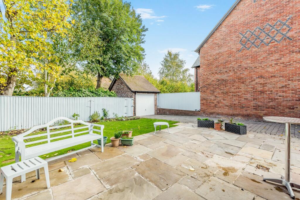 Rear garden