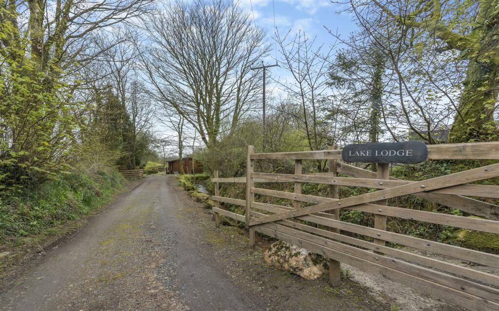 Entrance To Wood Cabin