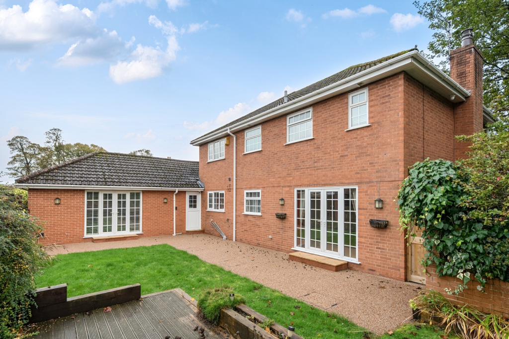 Rear view of property