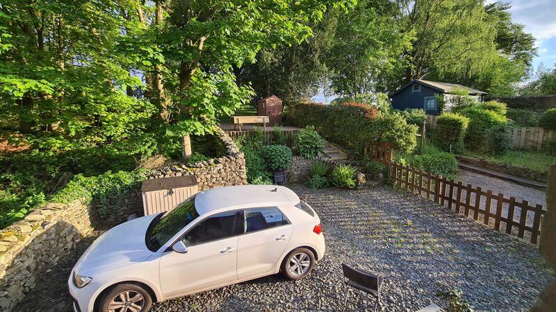 Garden and parking