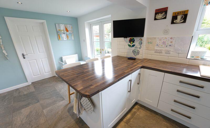 French doors to the garden