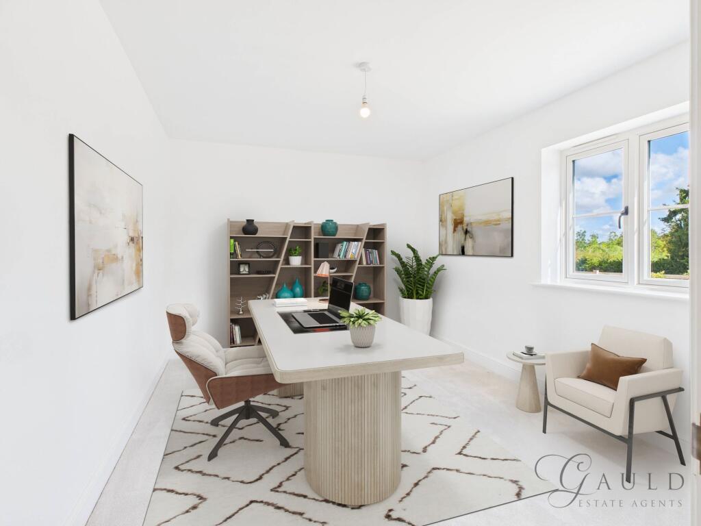 Bedroom 4 / Home Office - Virtual Staging