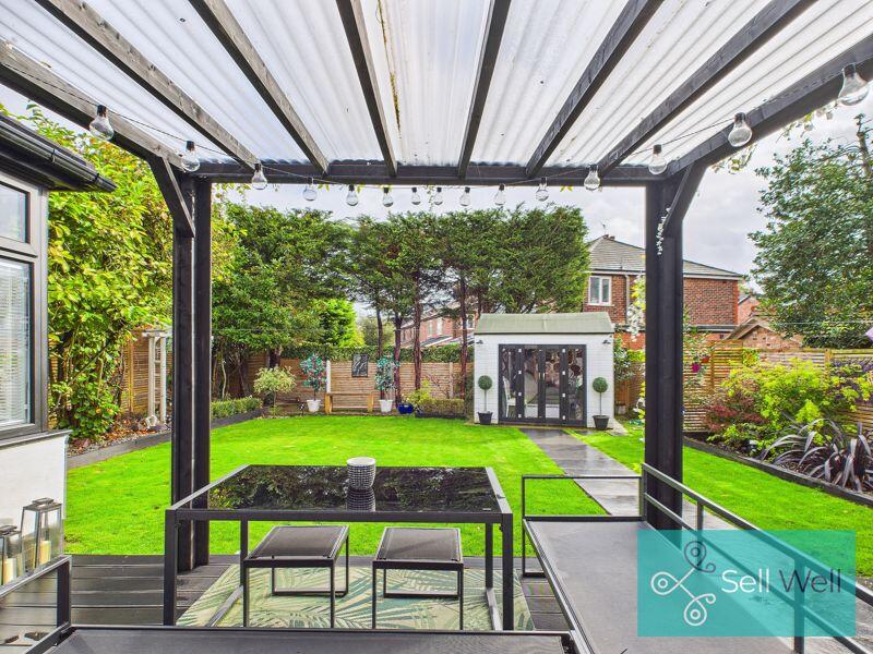 Covered Patio With Garden Outlook