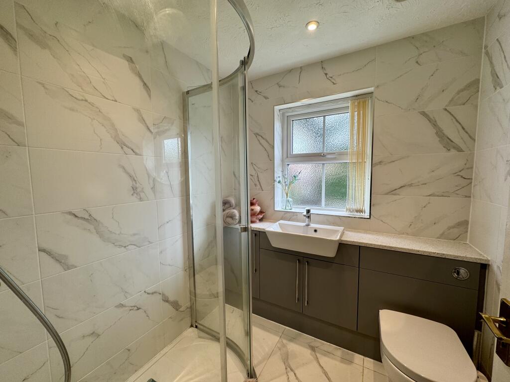 re-fitted shower room