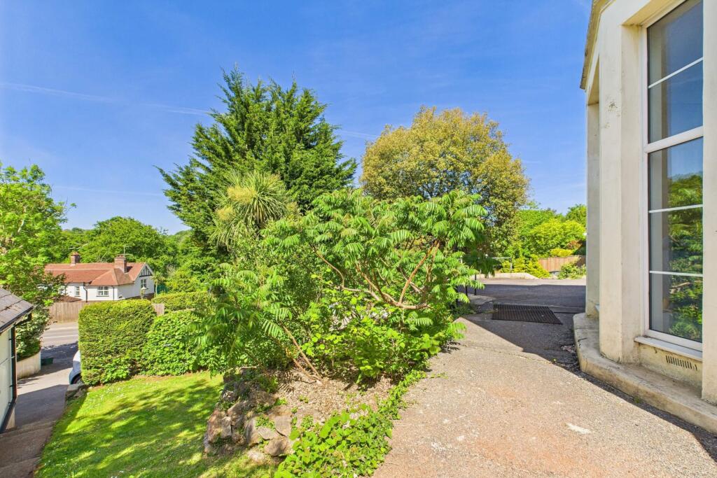 Main residence front terrace garden
