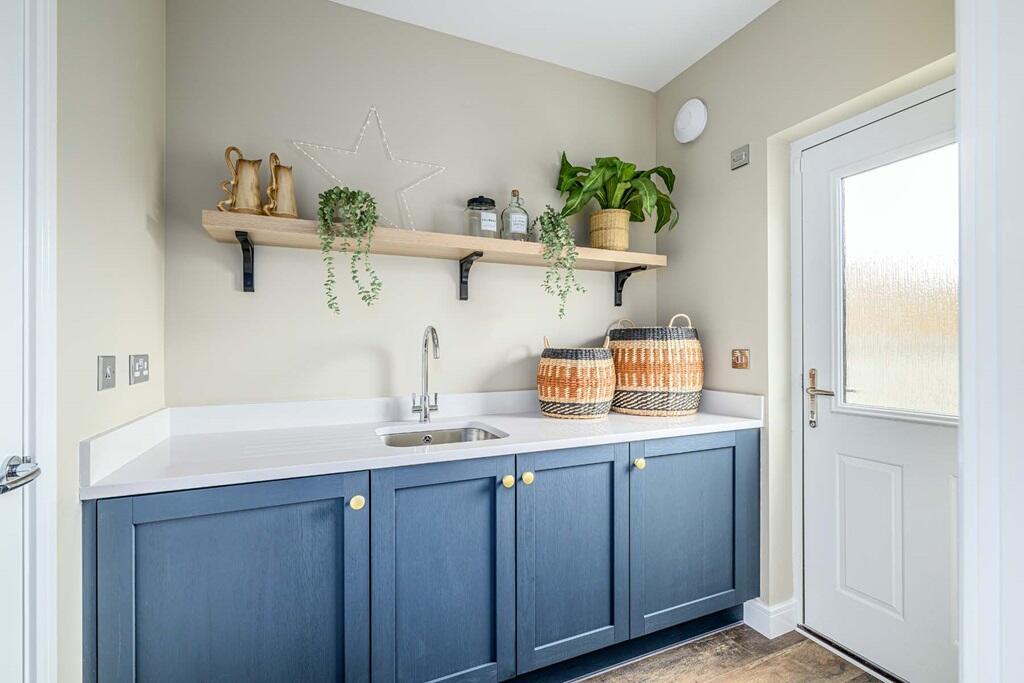 Enjoy additional storage in the handy utility