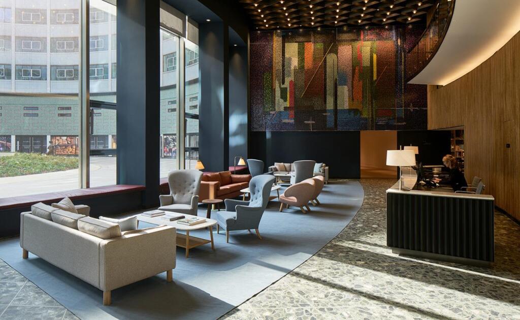 Television Centre concierge lobby.
