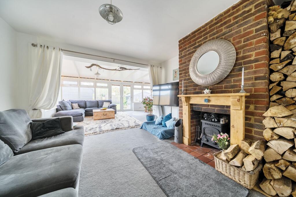 Living Space with Log Burner