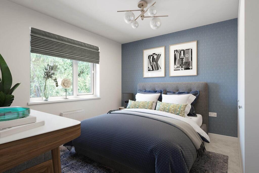 A second double bedroom could also be used for guests