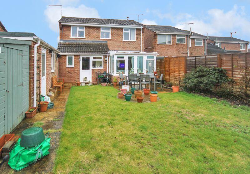 Rear of property
