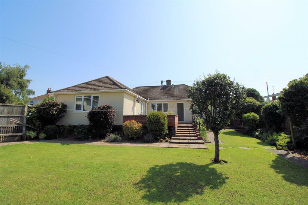 Rear of property