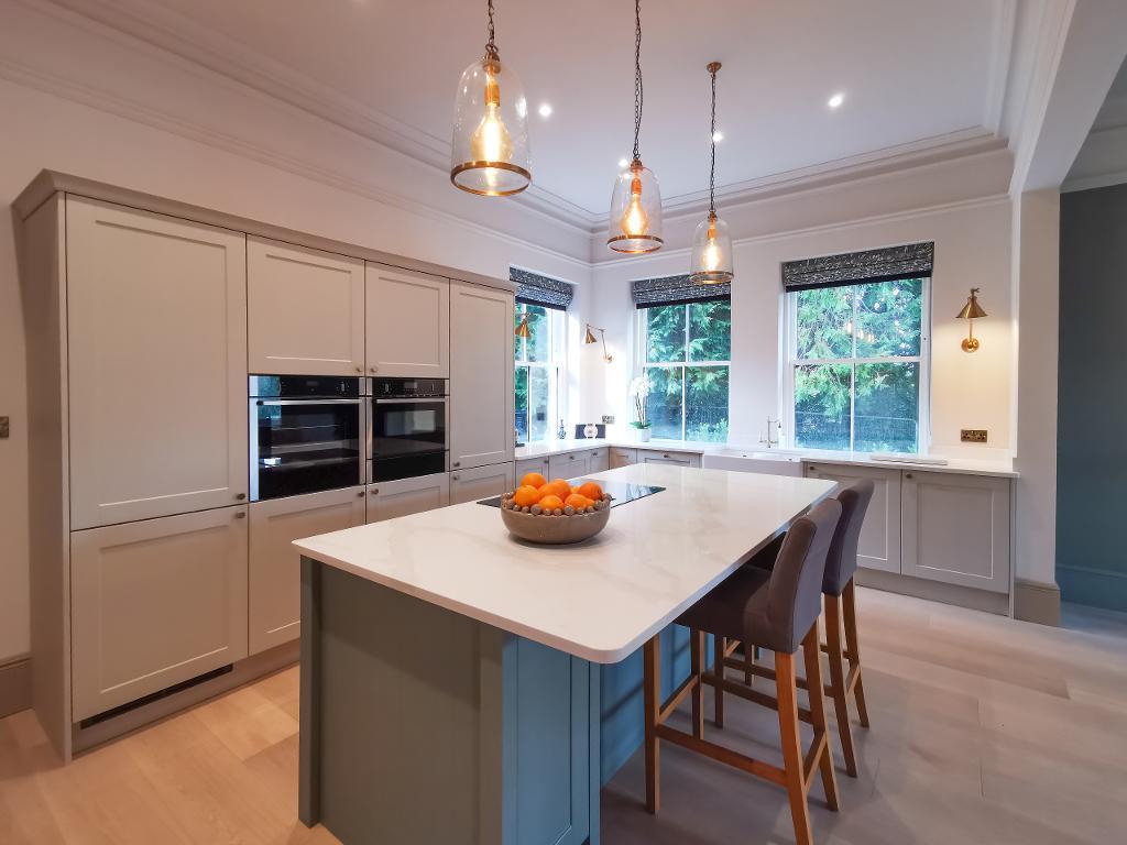 Bespoke kitchens throughout