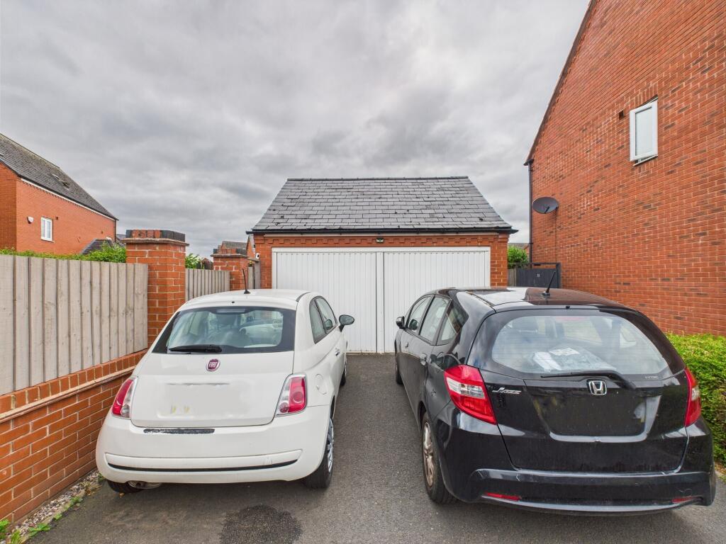 driveway and double garage