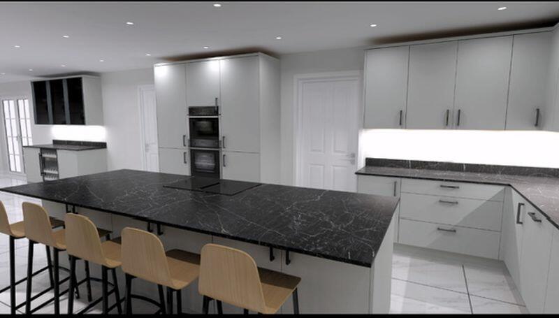 Kitchen breakfast CGI