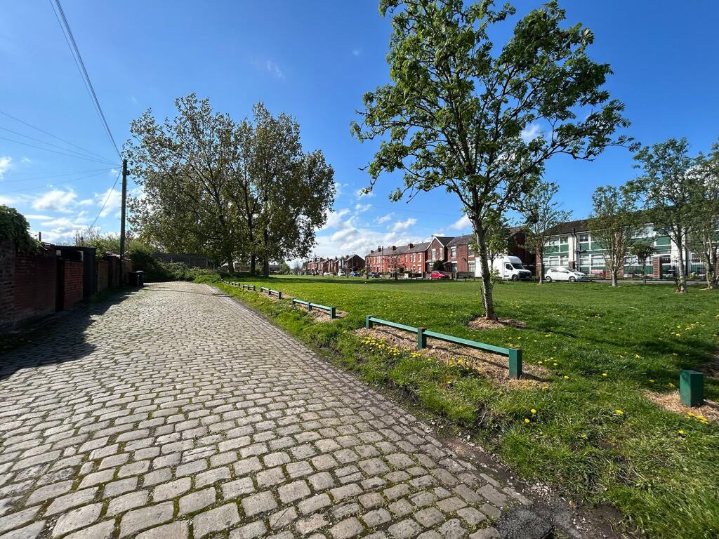 Rear to property