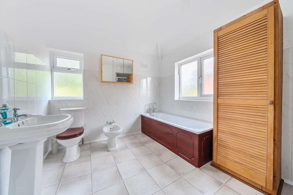 Bathroom with seperate shower