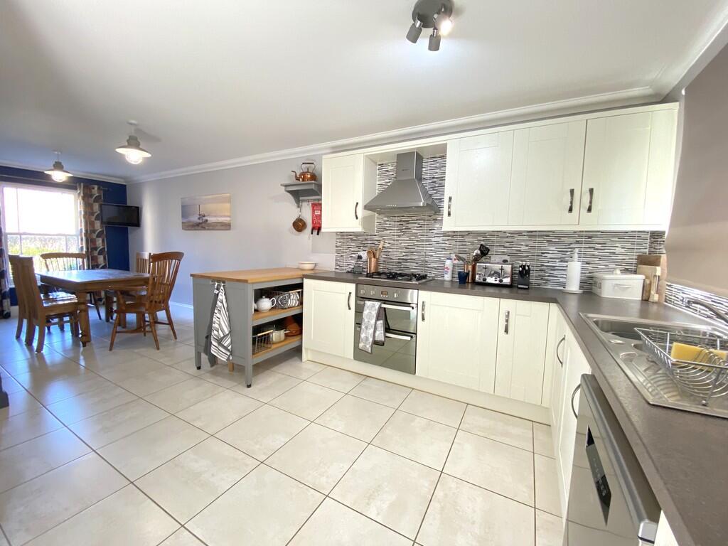 Open plan kitchen...