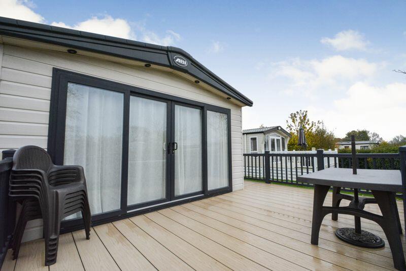 Southerly facing decking