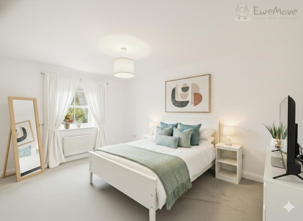 EWEMOVE TIVERTON - BEDROOM 2 - DRESSED IMAGE