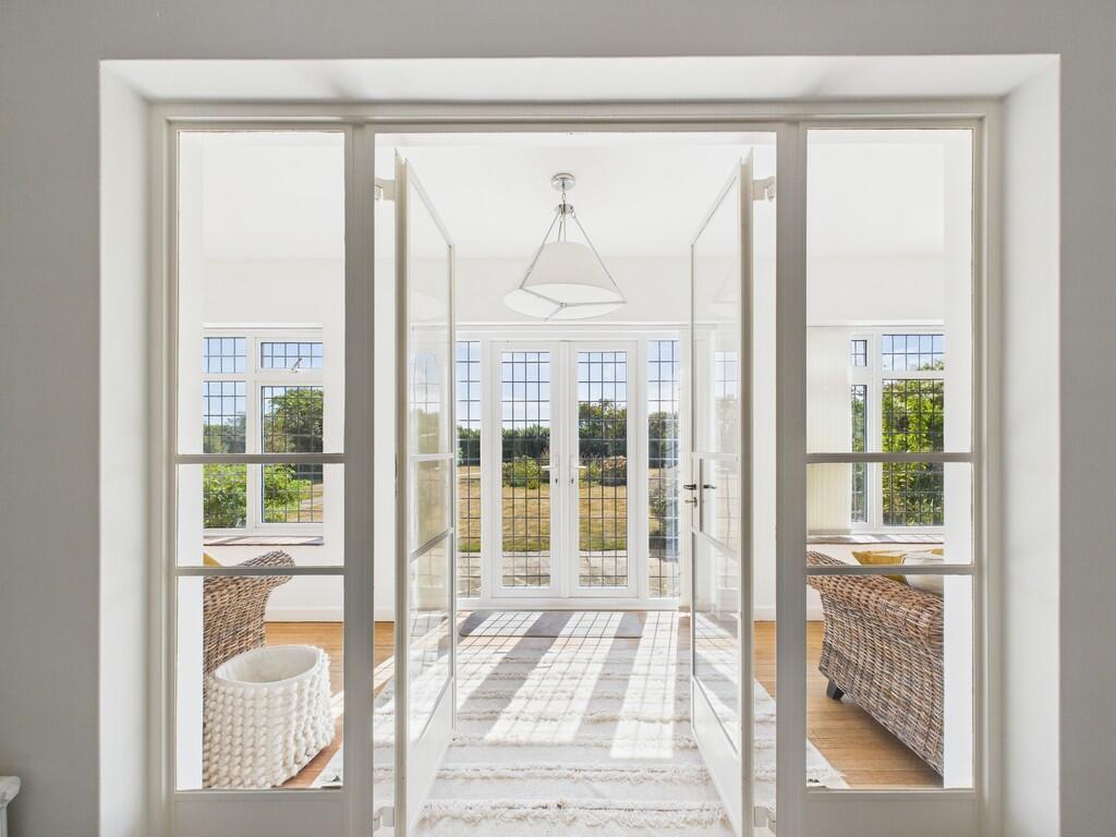 Doors to sun room