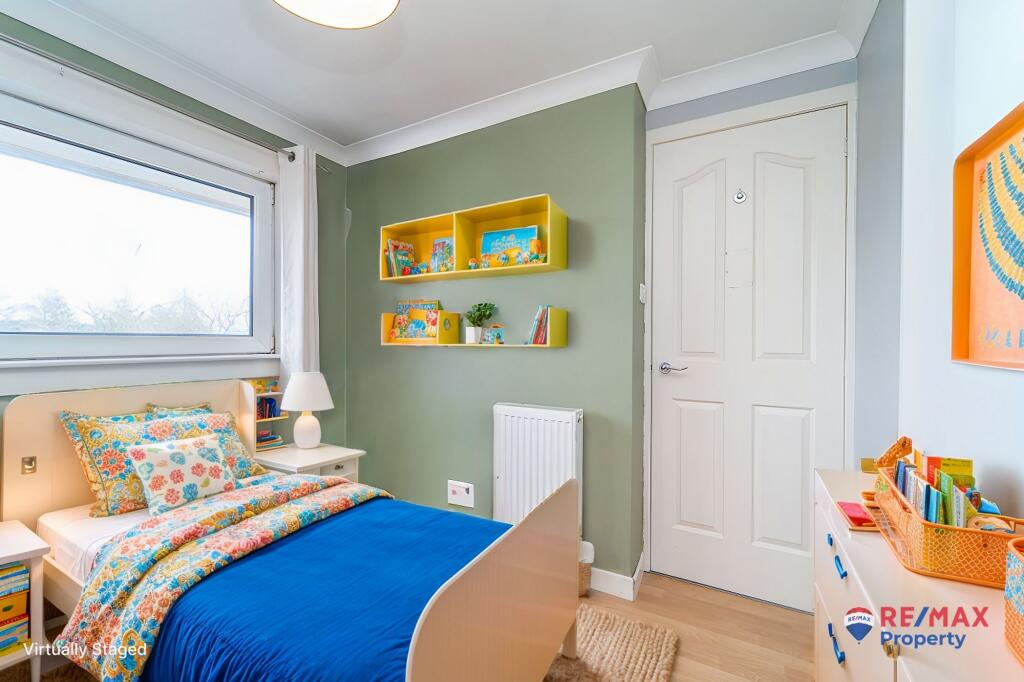 Virtually Staged Bedroom
