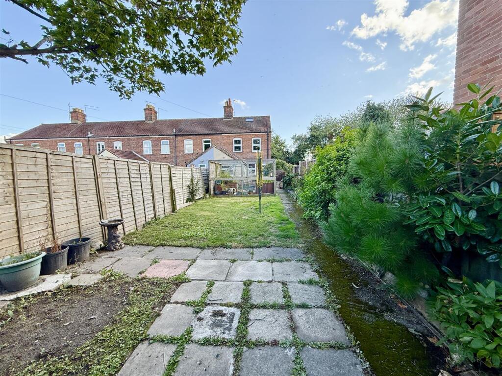 rear aspect and garden