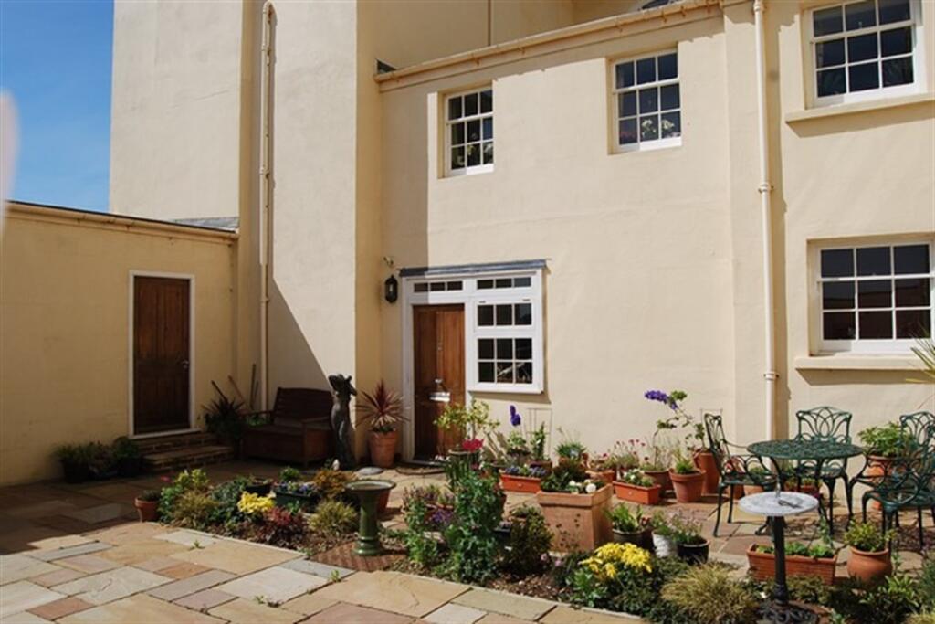 own rear entrance 