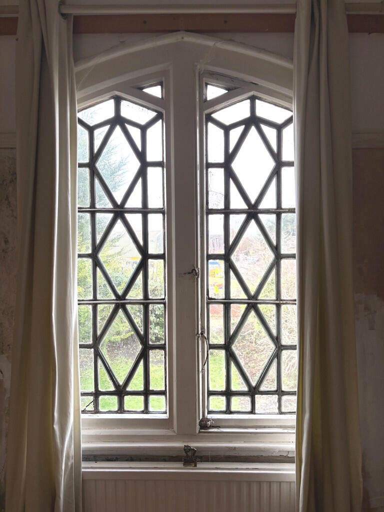 View into the gar...