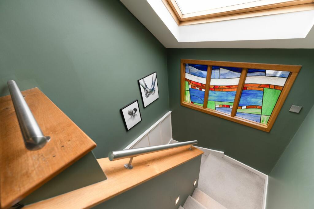 Stained glass feature