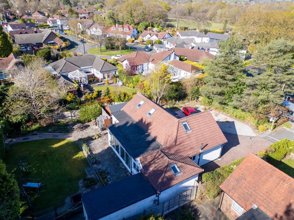 Aerial Side to Rear Elevation