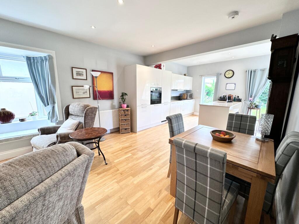 Open family dining kitchen