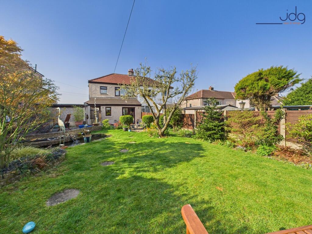 Rear of the property