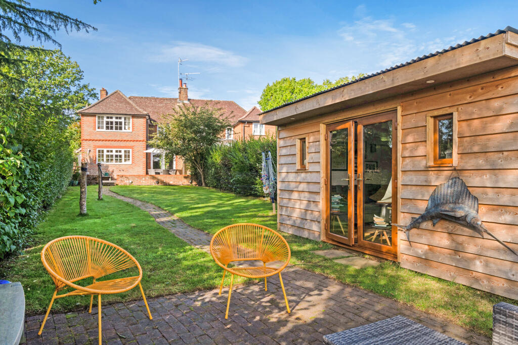 Garden with studio