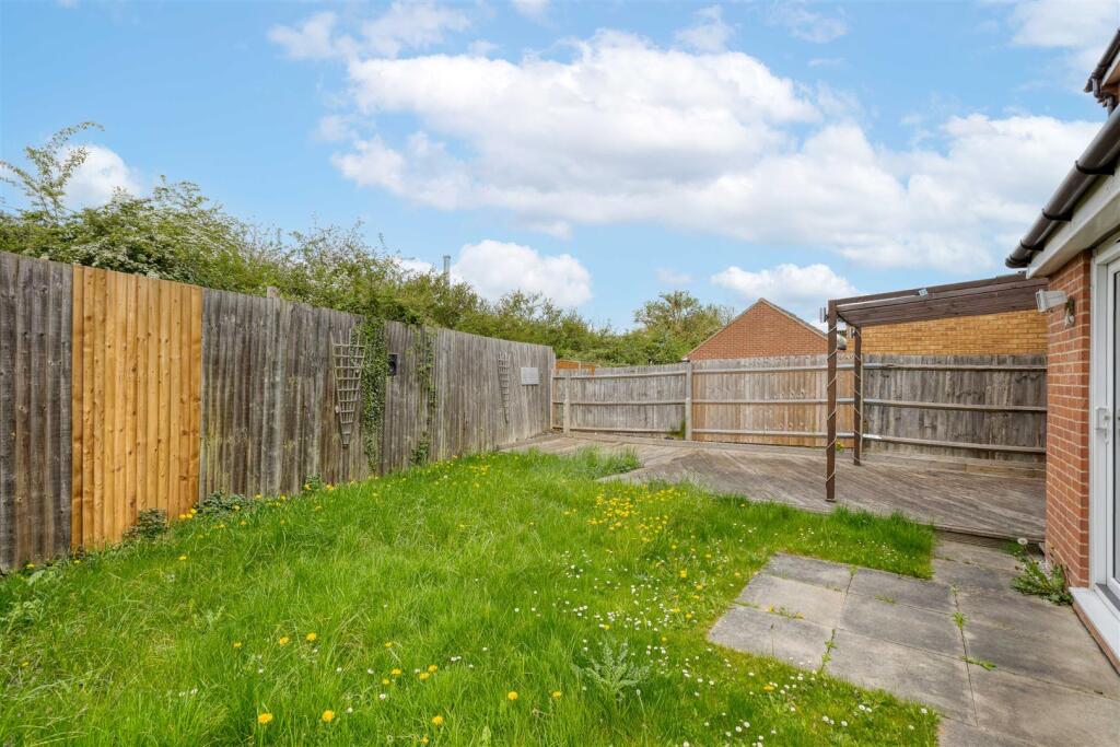 West facing garden